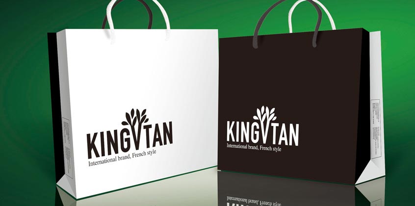 KINGVTAV男裝品牌設計—手提袋設計