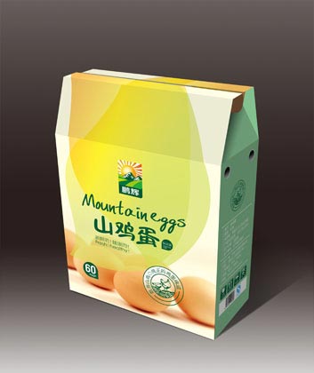 鵬輝雞蛋包裝設(shè)計(jì)—山雞蛋包裝設(shè)計(jì)效果圖方案一