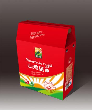 鵬輝雞蛋包裝設(shè)計(jì)—山雞蛋包裝設(shè)計(jì)效果圖方案二